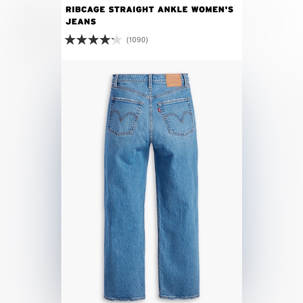 EUC Levi’s Ribcage Straight